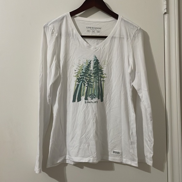Life is Good Simplify Forest Crusher Tee Size M - Picture 1 of 7